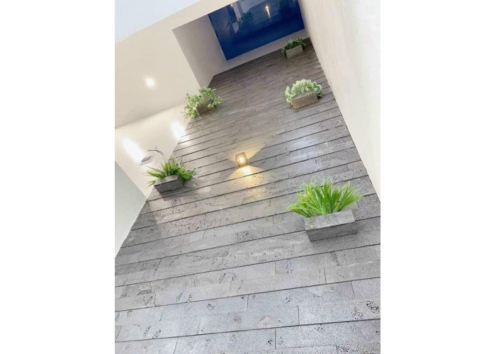 Đá Ong Xám Ốp Giếng Trời